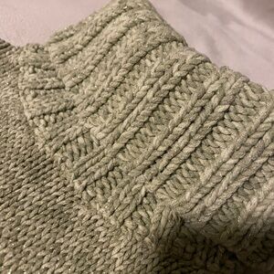 Vintage GAP Fall 2001 Holiday Sage Green Turtleneck Sweater